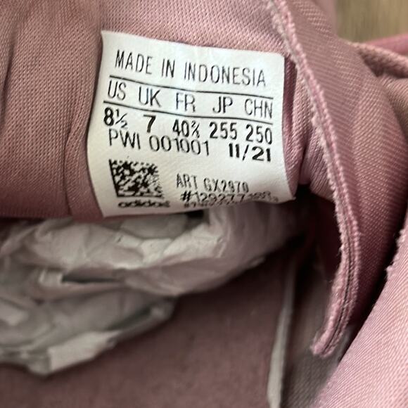 Adidas Magic Mauve Solar Yellow Supernova Sneakers Size 8.5 - Picture 5 of 6